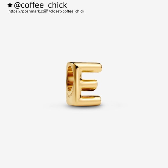 Pandora Letter E Alphabet Charm - Picture 1 of 6